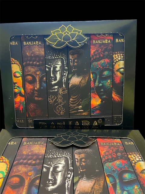 Banjara Buddha Räucherstäbchen Set Duft Esoterik exklusive Geschenke
