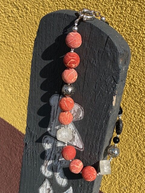 Korallenkette Koralle Kugelkette Steinschmuck Schmuck Esoterik Chakra Steinschmuck Kärnten Österreich Völkermarkt