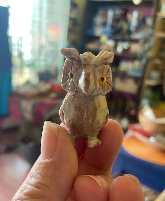 Speckstein Eule Krafttiere Esoterik Geschenke Raumdekoration Glücksbringer Shop Völkermarkt Kärnten